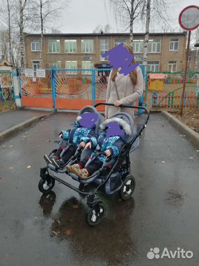 Коляска для двойни 2в1
