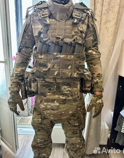 Комплект бронежилет панцирь ссо 2.0/3.0 мультикам