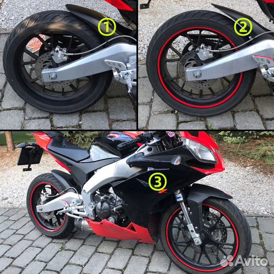 Наклейки светоотражающие на колеса