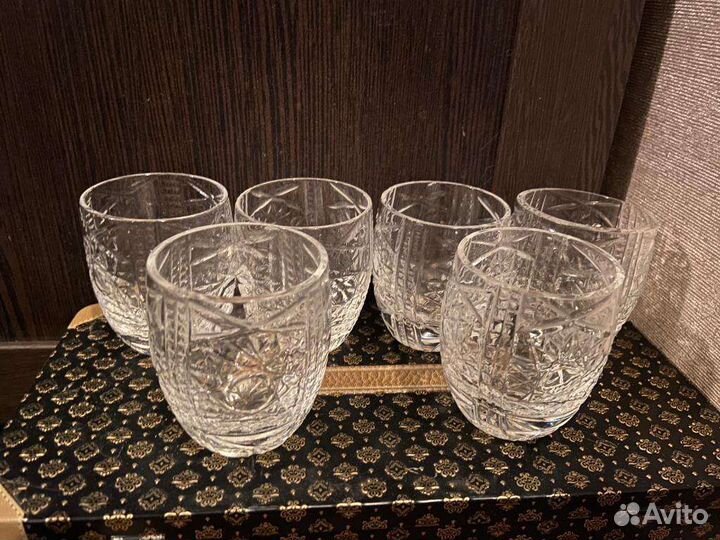 Хрустальные рюмки ссср. 5 штук