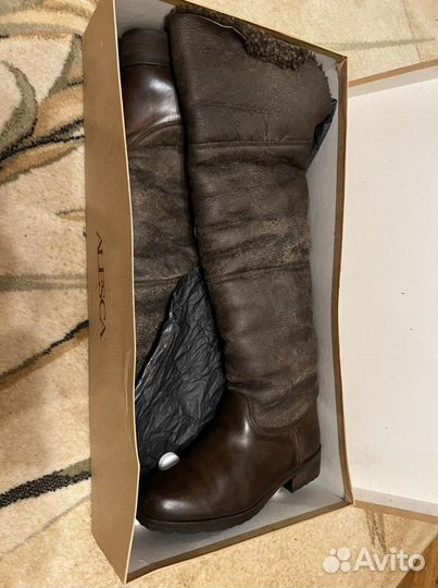 Сапоги высокие ботфорты 37