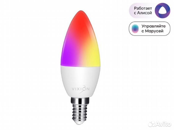 Умная лампочка Vixion SM04 RGB 6500К E14 5Вт