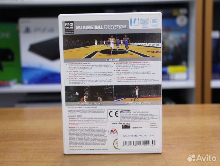 NBA 09 All-Play (Wii, англ, бу)