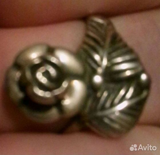 Кольцо серебро винтаж