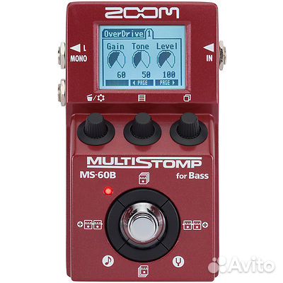 Мульти-педаль эффектов для бас-гитары Zoom MS-60B