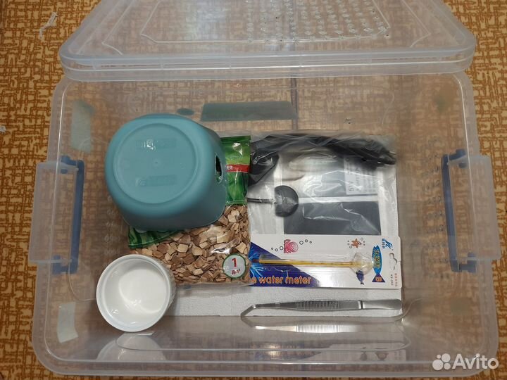 Набор для содержания змеи, эублефара (термоковрик)