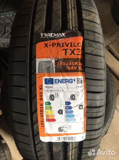 Tracmax X-Privilo TX3 195/45 R16