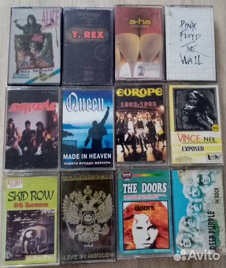Аудиокассеты рок музыка