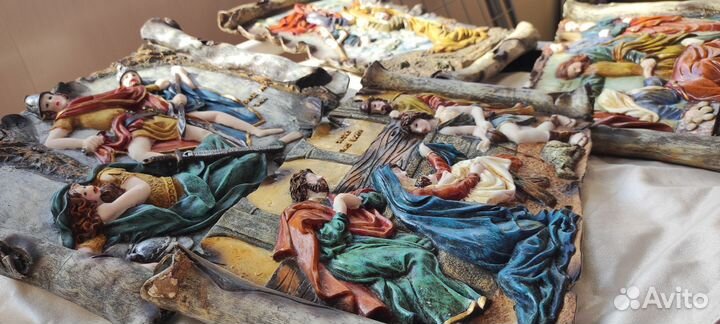 Картина маслом на камне