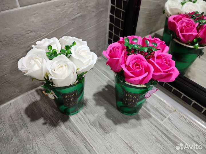 Мыльные розы букеты