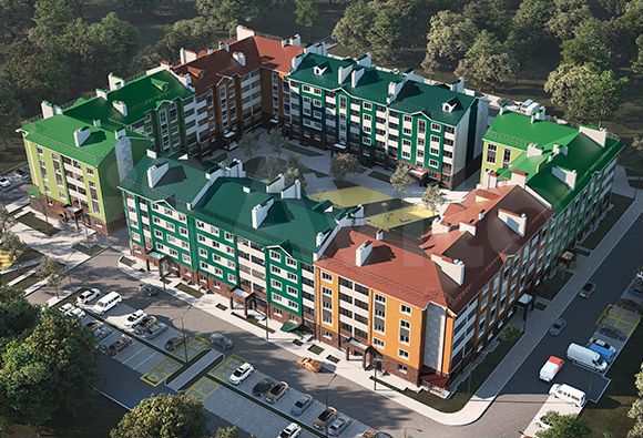 1-к. квартира, 50,2 м², 2/6 эт.