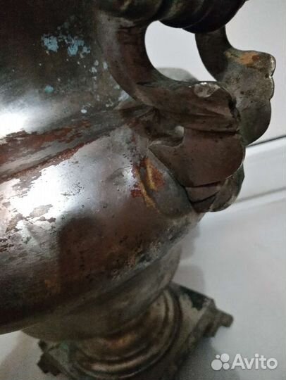 Самовар на дровах старинный