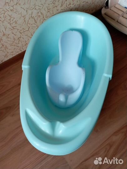 Ванночка для купания с горкой и кругом