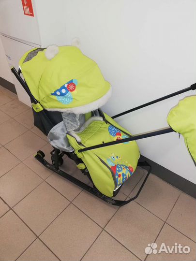 Санки коляска nika