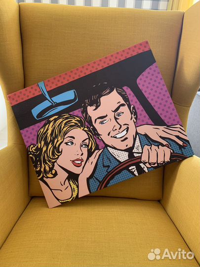 Картина интерьерная в стиле поп-арт