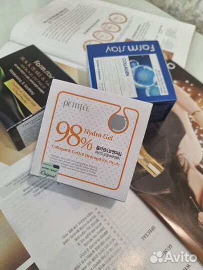 Патчи Petitfee с коллагеном и коэнзимом Q10