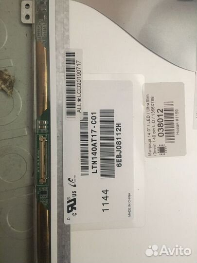 Матрица LTN140AT17 Samsung ориг