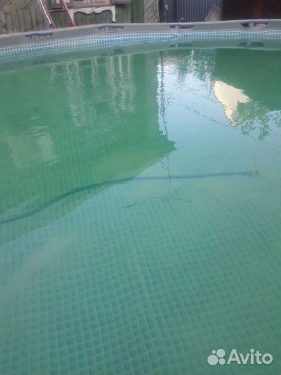 Каркасный бассейн intex бу