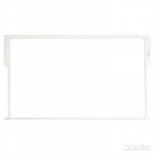 Полка стеклянная с обрамлением для холодильников М