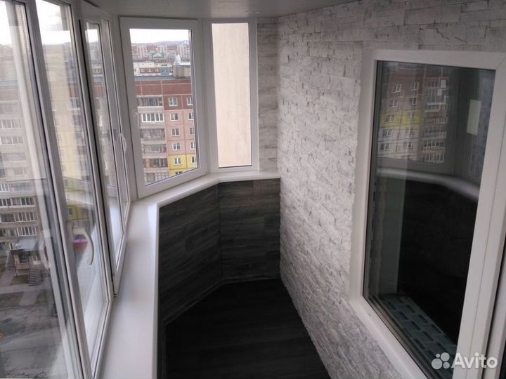 Комплексное остекление и отделка