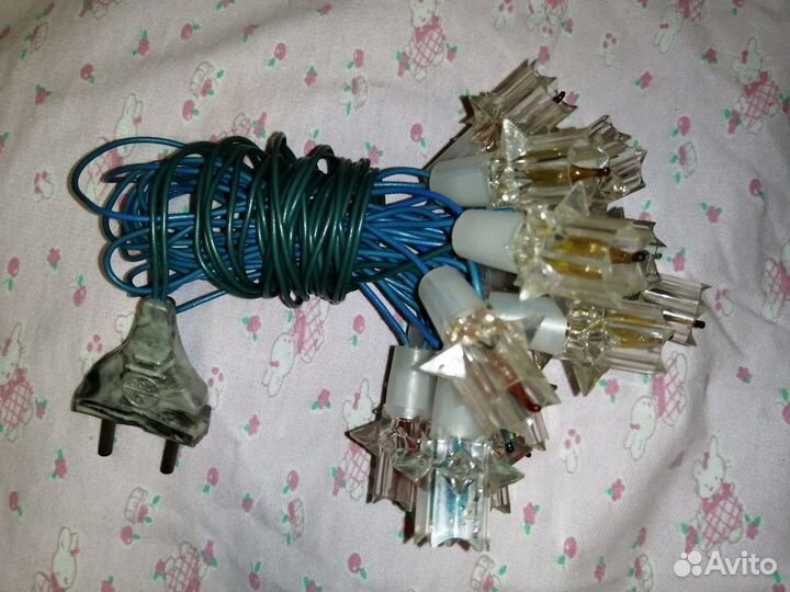 Гирлянда электрическая новогодняя СССР