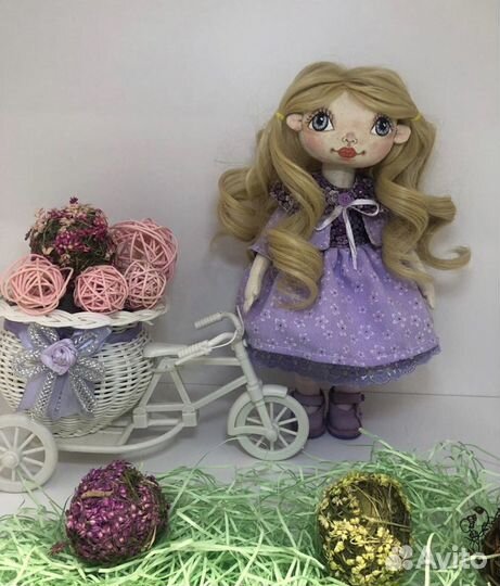 Текстильная кукла ручной работы