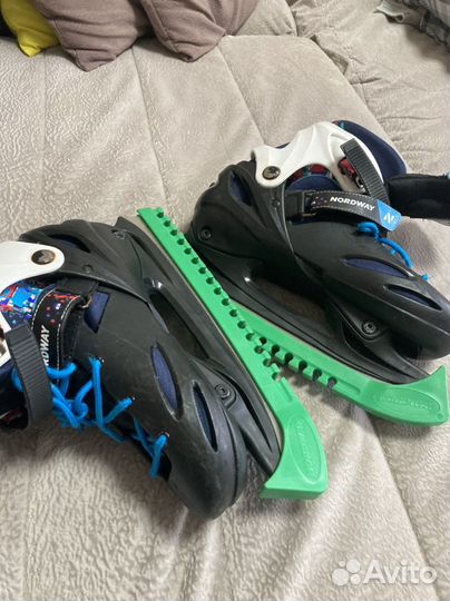 Коньки детские раздвижные 38-41 размер