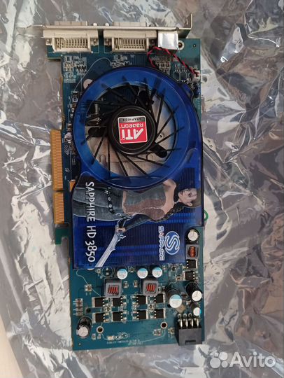 Видеокарта Sapphire Radeon HD 3850 702Mhz AGP 512M