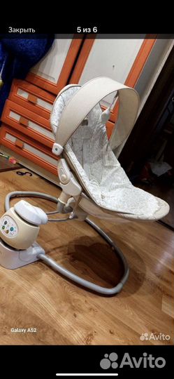 Детские качели шезлонг