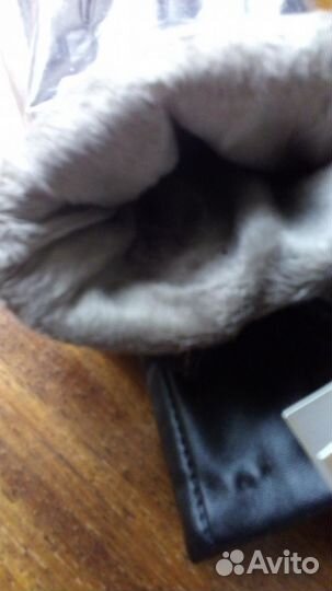 Новые перчатки женские нат. кожа Цвет черный.р.8,5