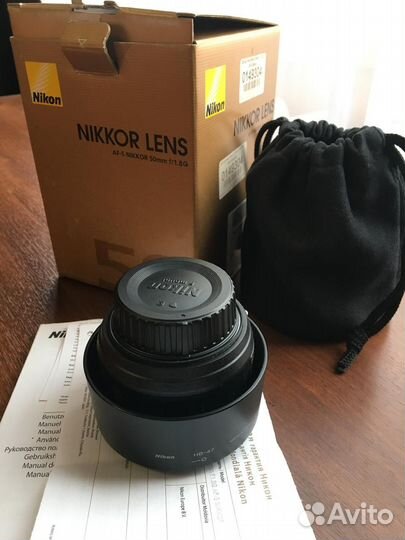 Продам объектив Nikon AF-S 50mm F1.8G Nikkor