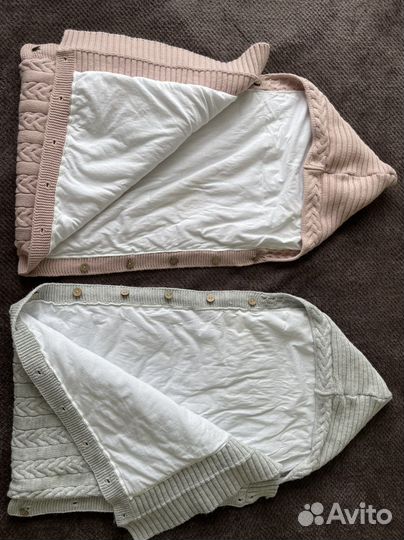 Детский конверт серый (розовый продан)