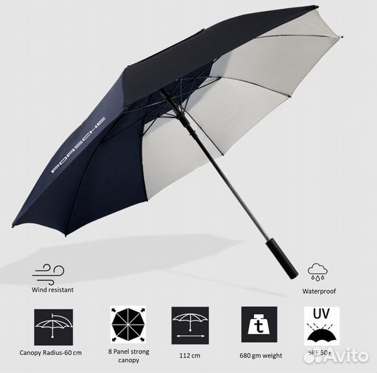 Зонт трость porsche спортивная коллекция