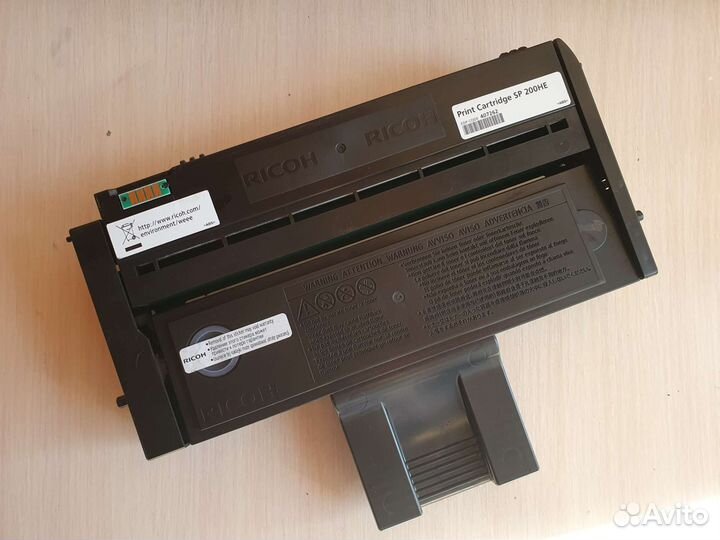 Пустые первопроходные Ricoh sp200he