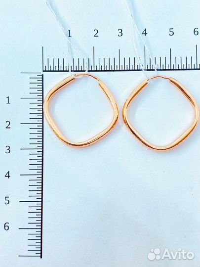 Золотые серьги Конго