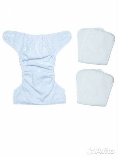 Многоразовый подгузник трусики little fox