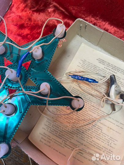 Звезда на елку, электрическая