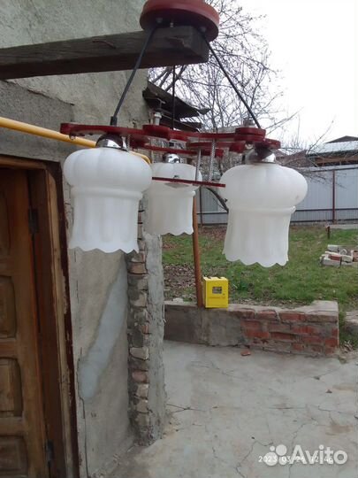 Люстра потолочная бу