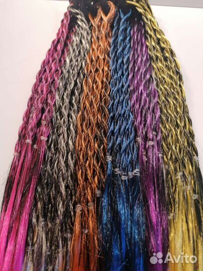 Косички на резинке