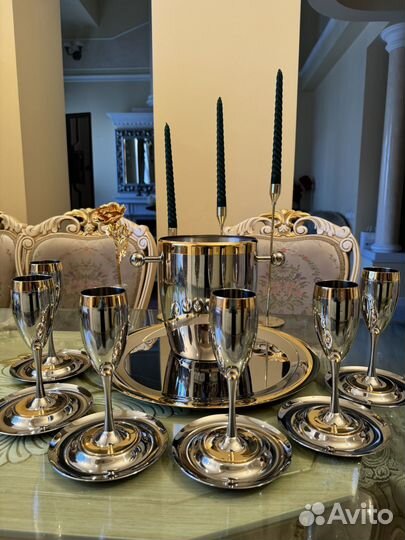 Посуда Набор Бокалы для шампанского zepter цептер