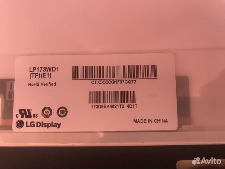 Матрица ноутбука LP173WD1(TP)(E1) LG