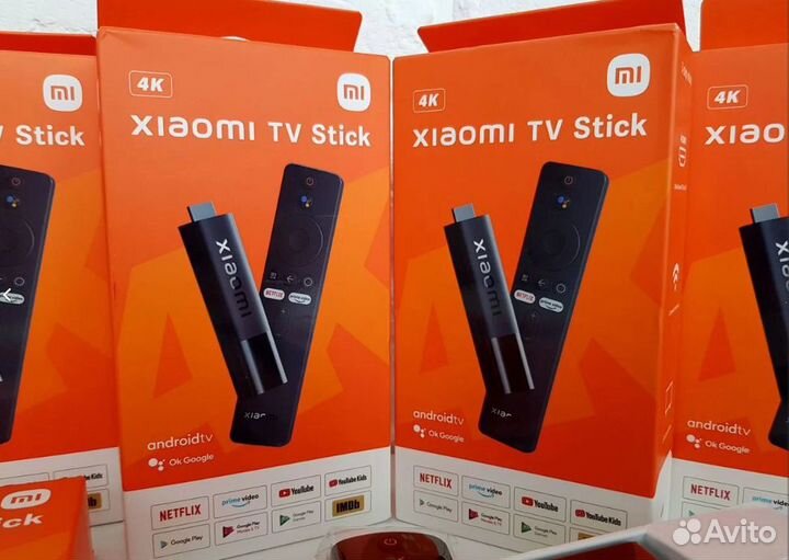 Сверхкомпактная тв-приставка Xiaomi Mi TV Stick 4K