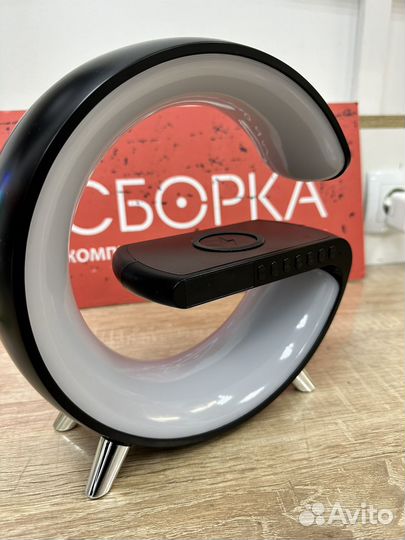 Смарт колонка с беспроводной зарядкой