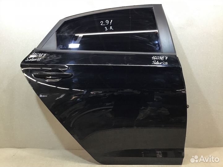 Дверь задняя правая Hyundai Solaris 2017