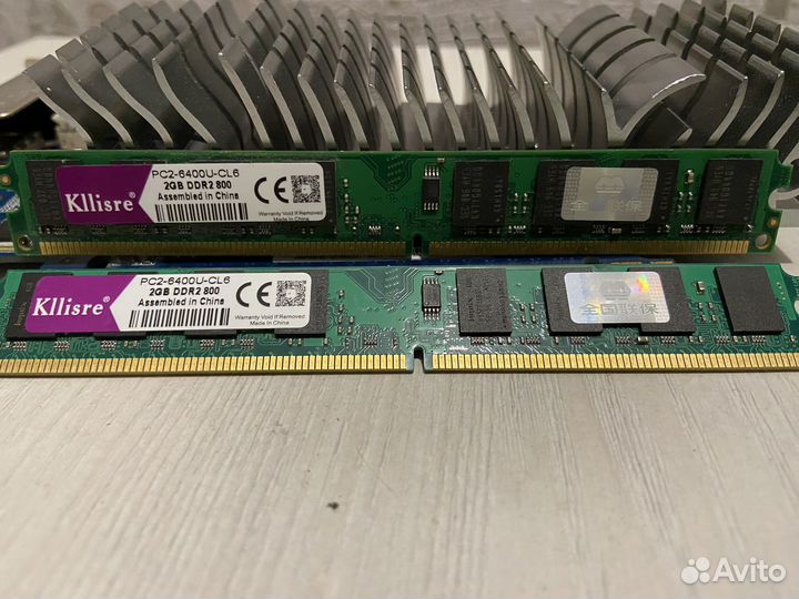 Оперативная память ddr2 2gb и 2gb