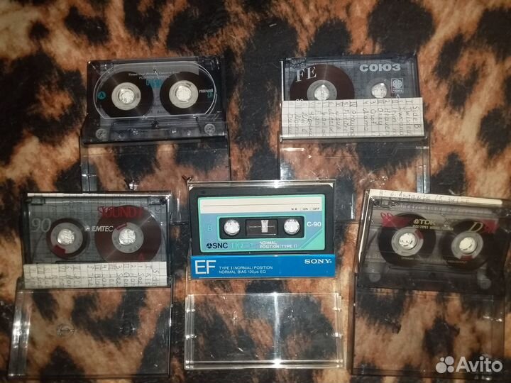 Фирменные аудиокассеты 90-х годов