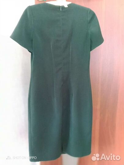 Платье зелёного цвета 44-46 размер