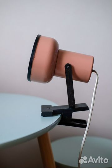 Лампа на прищепке СССР