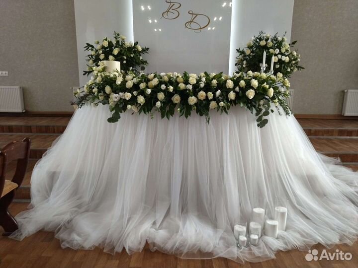 Оформление свадеб, праздников, аренда цветов, шары