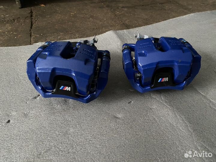 Суппорт тормозного механизма бмв синий